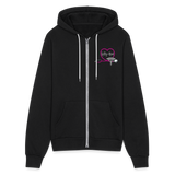 3486027454  2 Bella + Canvas Unisex Full Zip Hoodie - black