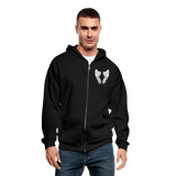 Sister Guardian Angel Gildan Heavy Blend Adult Zip Hoodie - black