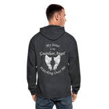 Sister Guardian Angel Gildan Heavy Blend Adult Zip Hoodie - deep heather