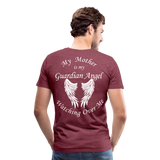 Mother Guardian Angel Men's Premium T-Shirt  - CK3586 - heather burgundy