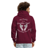 Daddy Guardian Angel Men's Hoodie  CK3600 - burgundy