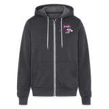 3450524342 Bella + Canvas Unisex Full Zip Hoodie - charcoal grey