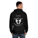 Sister Guardian Angel Gildan Heavy Blend Adult Zip Hoodie - black