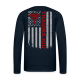 Trauma ICU Men's Premium Long Sleeve T-Shirt - deep navy