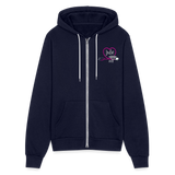 3450574588 Bella + Canvas Unisex Full Zip Hoodie - navy