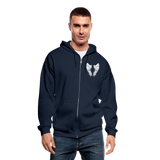 Sister Guardian Angel Gildan Heavy Blend Adult Zip Hoodie - navy