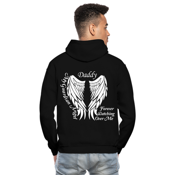 Daddy Guardian Angel Adult Hoodie (CK3561) - black