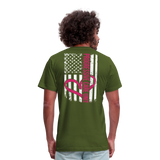 Progressive Care Unit Unisex Jersey T-Shirt by Bella + Canvas - olive