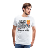 Trump Grandpa Men's Premium T-Shirt (CK1876) - white