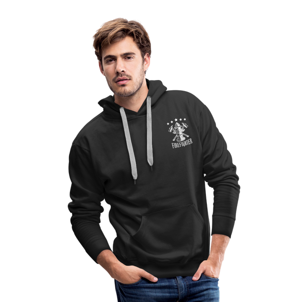 3500517880 Firefighter Gildan Heavy Blend Adult Hoodie - black