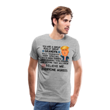 Trump Grandpa Men's Premium T-Shirt (CK1876) - heather gray