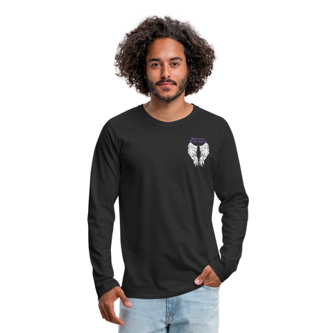 Custom Brent Men's Premium Long Sleeve T-Shirt - black