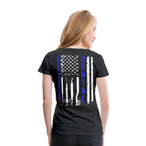 Department of Veterans Affairs Dental Women’s Premium T-Shirt - Blue - black