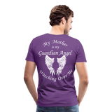 Mother Guardian Angel Men's Premium T-Shirt  - CK3586 - purple