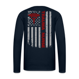 Trauma Nurse Men's Premium Long Sleeve T-Shirt - deep navy