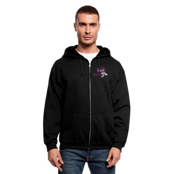 3600638762 Men's Zip Hoodie - black