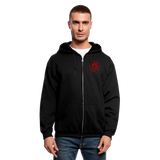 3312657375 Men's Zip Hoodie - black