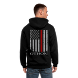 3312657375 Men's Zip Hoodie - black