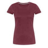 3341824856 Women’s Premium T-Shirt - heather burgundy