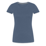 3341824856 Women’s Premium T-Shirt - heather blue