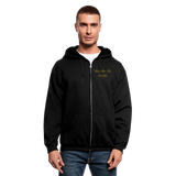 3349062622 Men's Zip Hoodie - black