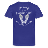 My Daddy Guardian Angel Kids' Premium T-Shirt  CK1380 - royal blue