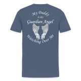 My Daddy Guardian Angel Kids' Premium T-Shirt  CK1380 - heather blue