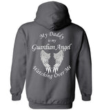 Daddy Guardian Angel Pullover Hoodie