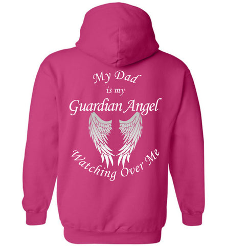 Dad Guardian Angel Pullover Hoodie