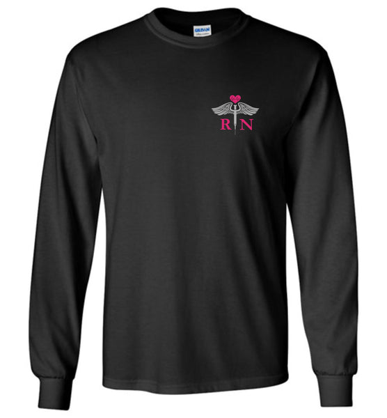 RN Nurse Flag Long Sleeve T-Shirt