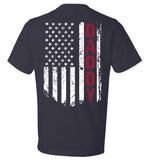 American Daddy Firefighter T-Shirt (CK1085 Back Print)