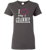 I Love Being a Grammie Ladies Tee