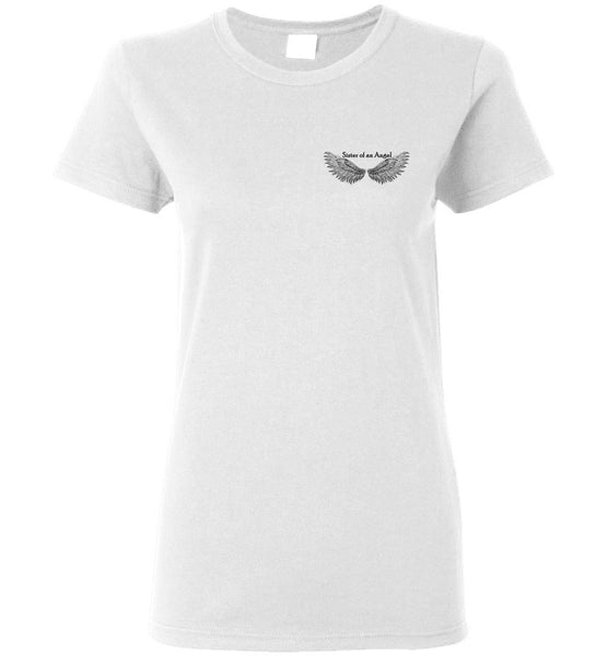 Amazing Brother Sister of An Angel Ladies T-Shirt