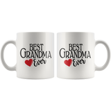 Best Grandma Ever 11 oz White Coffee Mug
