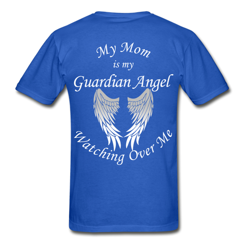 Mom Guardian Angel Gildan Ultra Cotton Adult T-Shirt (CK1368) - royal blue