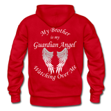 Brother Guardian Angel Gildan Heavy Blend Adult Hoodie (CK1404) - red