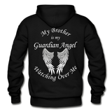 Brother Guardian Angel Gildan Heavy Blend Adult Hoodie (CK1404) - black