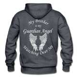 Brother Guardian Angel Gildan Heavy Blend Adult Hoodie (CK1404) - charcoal gray