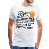 Trump Pappy Men's Premium T-Shirt - white