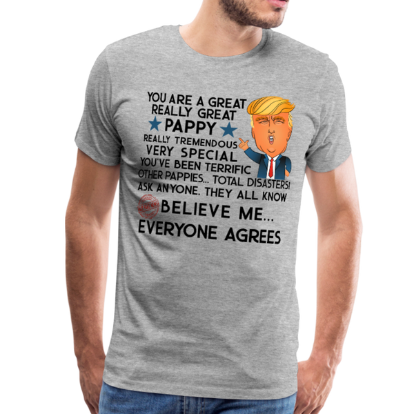 Trump Pappy Men's Premium T-Shirt - heather gray