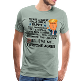 Trump Pappy Men's Premium T-Shirt - steel green