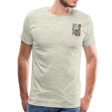 Nurse Flag Men's Premium T-Shirt (CK1213) Updated+ - heather oatmeal