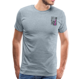 Nurse Flag Men's Premium T-Shirt (CK1213) Updated+ - heather ice blue