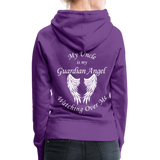 Uncle Guardian Angel Women’s Premium Hoodie - purple