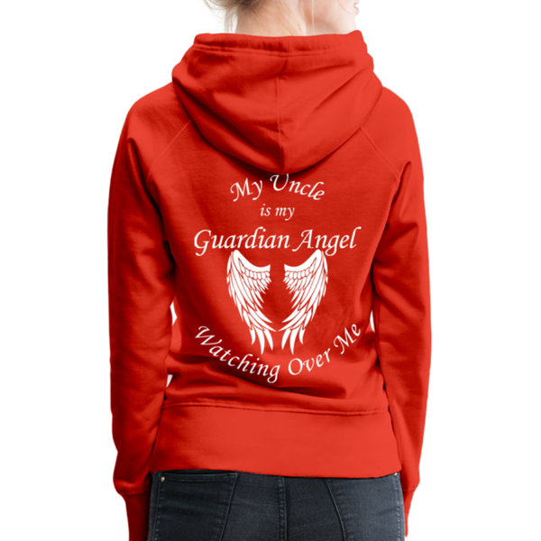 Uncle Guardian Angel Women’s Premium Hoodie - red