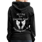 Uncle Guardian Angel Women’s Premium Hoodie - charcoal gray