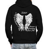 Sister Guardian Angel Gildan Heavy Blend Adult Hoodie (CK3557) - black