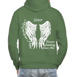 Sister Guardian Angel Gildan Heavy Blend Adult Hoodie (CK3557) - military green
