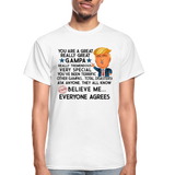 Trump Gampa Gildan Ultra Cotton Adult T-Shirt - white