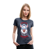 Krock Women’s Premium T-Shirt - heather blue